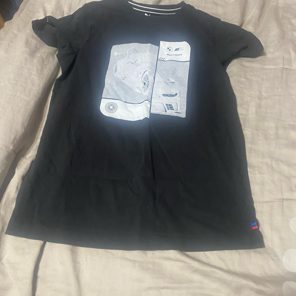 Puma Black Short Sleeve Tee with Graphic